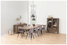 Sivá jedálenská stolička Actona Batilda