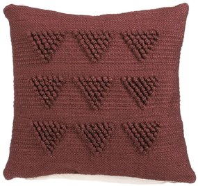 Dekoračná obliečka na vankúš LANDER 45x45 cm, vínový