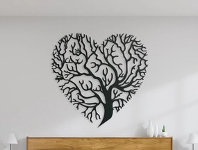 drevko Drevená nálepka Strom v srdci