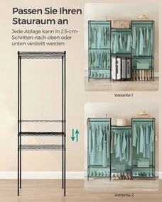 Otvorená šatníková skriňa LGR431B01