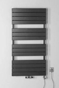 Aqualine Aqualine, BONDI vykurovacie teleso 600x1222mm, antracit, DC425T
