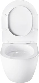 BPS-koupelny Závesná WC misa so SoftClose sedadlom HYD-4194, biela
