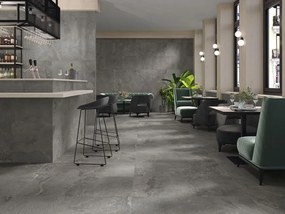 Dlažba Dome Anthracite 60x60 R