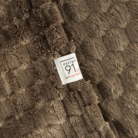 DEKA Z MIKROFLANELU CINDY6 150X200 CM TMAVOHNEDÁ