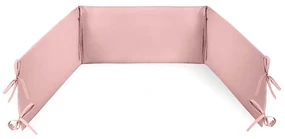 Mantinel ochranný do postieľky dirty pink 180x30 cm