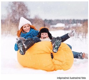 Tempo Kondela Nafukovací sedací vak/lazy bag, oranžová, LEBAG