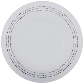 Plytký tanier 27 cm set 4 ks - Basic Dots - 490824