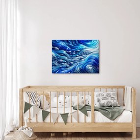 Obraz – Ryby vo vlnách (70x50 cm)