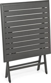 Hliníkový záhradný stolík 70x70 cm Elin – Bizzotto