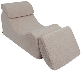 MeowBaby® Detské dizajnové kreslo Bearly Light Grey