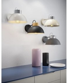 Nástenné svietidlo TEDI 1xE27/60W/230V béžová/chróm