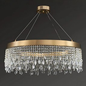 Toolight Toolight, LED závesné osvetlenie 40cm, 18W, 4000K, APP1730-1CP, zlatá, OSW-04341