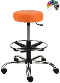 ALBA Zdravotnícka lekárska stolička taburet NORA čalúnená CURA, LUCKY