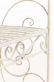 Oblúk na ruže Rosie s lavičkami - Krémová antik