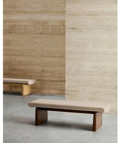 Béžová/v prírodnej farbe ženilková lavica Topaz – Kave Home