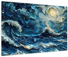 Obraz - Maľba oblohy a mora (90x60 cm)