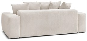 Krémová menčestrová pohovka 280 cm Voltaire – Bobochic Paris