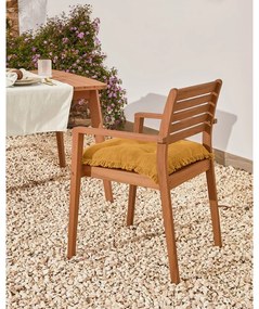 Záhradná stolička z akáciového dreva Kave Home Hanzel