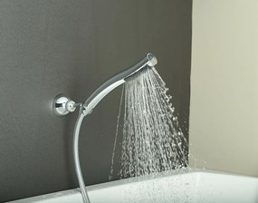 Sapho Sapho, Ručná sprcha, zahnutá, 245mm, ABS/čierna/chróm, 2503