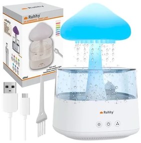 Bestent Zvlhčovač vzduchu LED lampa Dažďové kvapky