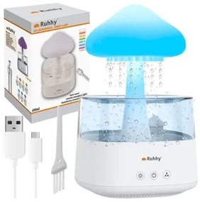 Bestent Zvlhčovač vzduchu LED lampa Dažďové kvapky