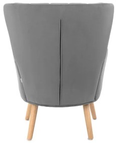 Kreslo MILLS sivé 859552