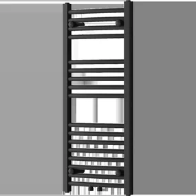 Mexen Ares kúpeľňový radiátor 900 x 400 mm, 312 W, Čierna - W102-0900-400-00-70