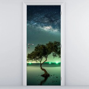 Fototapeta na dvere - Nočné nebo (95x205cm)