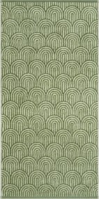 XXXLutz UTERÁK, 70/140 cm, zlatá, lesná zelená, béžovohnedá Cawoe - Kúpeľňový textil - 003367084003