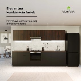 Blumfeldt WoodVista spodná skrinka drezu, Robustná, Soft-Close závesy, Hliníkové rukoväte