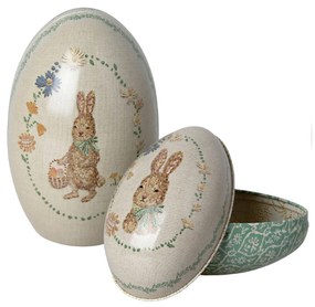 Maileg Veľkonočná dekorácia Easter Egg Metal set 2 ks Mint