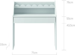 Bellamy Detský písací stolík Nook - zelená