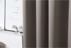 Záves OXFORD 140x270 cm, sivo-hnedý Zavesenie: Riasiaca páska