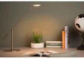 Lucide 19666/09/12 - LED Stmievateľná stolná lampa ANSELMO LED/9W/230V chróm