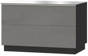 Závesná TV stolík Henry Typ 39 (sivá + sivý vysoký lesk). Vlastná spoľahlivá doprava až k Vám domov. 1030289