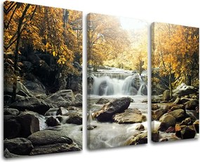 Obraz na stenu 3 dielny VODOPÁDY VO004E30