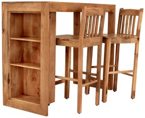 furniture-nabytek.cz - Barový jedálenský stôl z mangového dreva 140x110x60