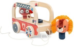 Lilliputiens – drevené hasičské auto – lev Jack