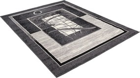 TA Koberec 5118B TMAVO SIVÁ LACNÁ PP CRM Rozmer: 60x100 cm