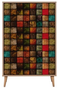 Komoda Multibox 80 cm viacfarebná