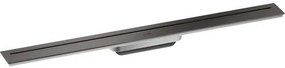Sprchový žľab Hansgrohe AXOR Drain 80 cm kartáčovaný černý chrom 42521340, 1 ks
