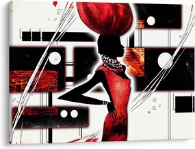 Obraz maľby starovekej dámy (70x50 cm)