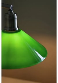 Markslöjd 108864 - Stolná lampa VELA 1xE27/40W/230V mosadz/zelená