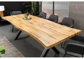 Rozkladací jedálenský stôl 45079 180/220x90cm Divoký dub fólia  - Komfort-nábytok