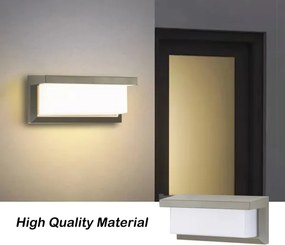 Brilagi - LED RGBW Vonkajšie nástenné svietidlo BRICKY 1xE27/9W/230V sivá IP54