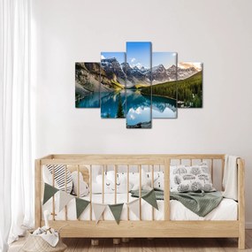 Obraz - Kanada, Národný park Banff, Moraine Lake (150x105 cm)