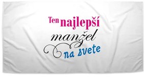 Sablio Uterák Ten najlepší manžel na svete - 30x50 cm