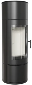 Kratki Krbové kachle Antares, 10 kW, 150 Ø, čierne