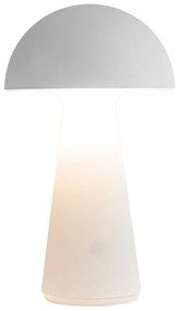 Biela vonkajšia stolová lampa na USB Sam - Sirius