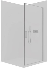 Cerano Porte, stenový profil 190 cm pre inštaláciu do niky pre dvere a zásteny Porte L/P, čierna matná, CER-CER-476318